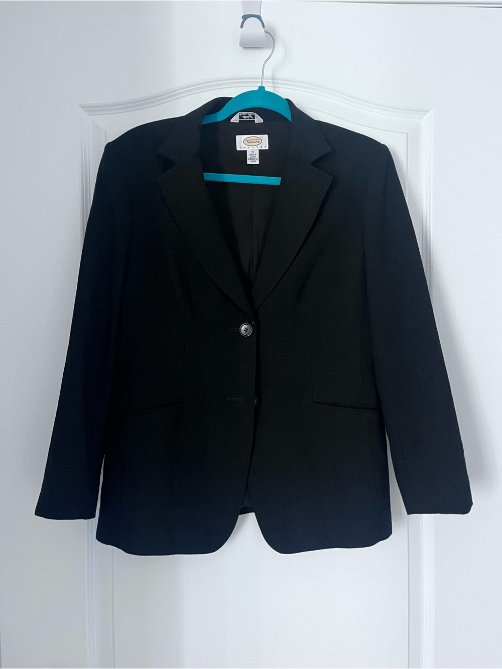 Talbots - Classic Black Wool Blend Blazer